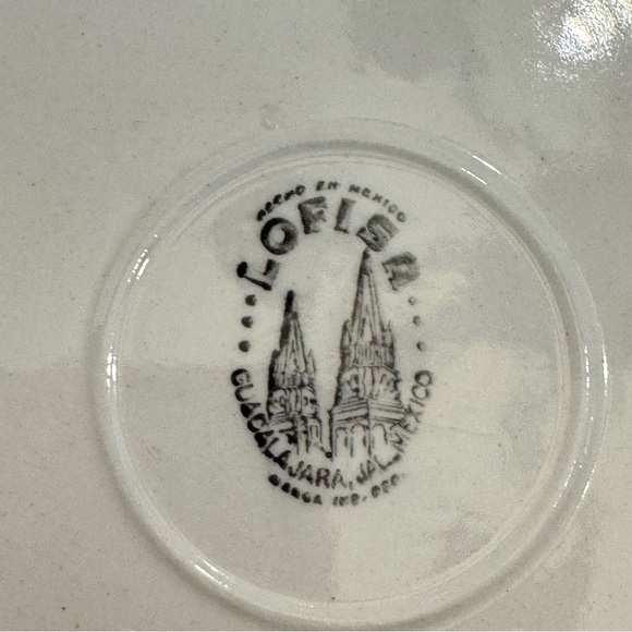 LOFISA Guadalajara Bullfighter Set of 6 Plates Matador Rare Vintage Mexico - Picture 7 of 16